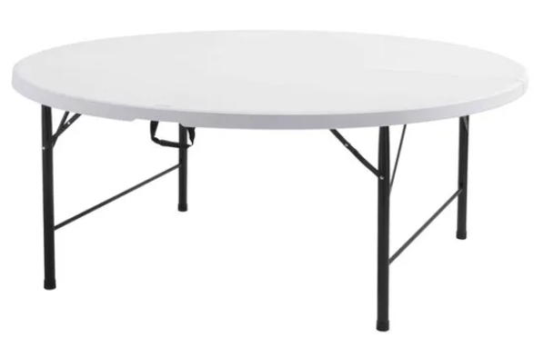 Table ronde blanche